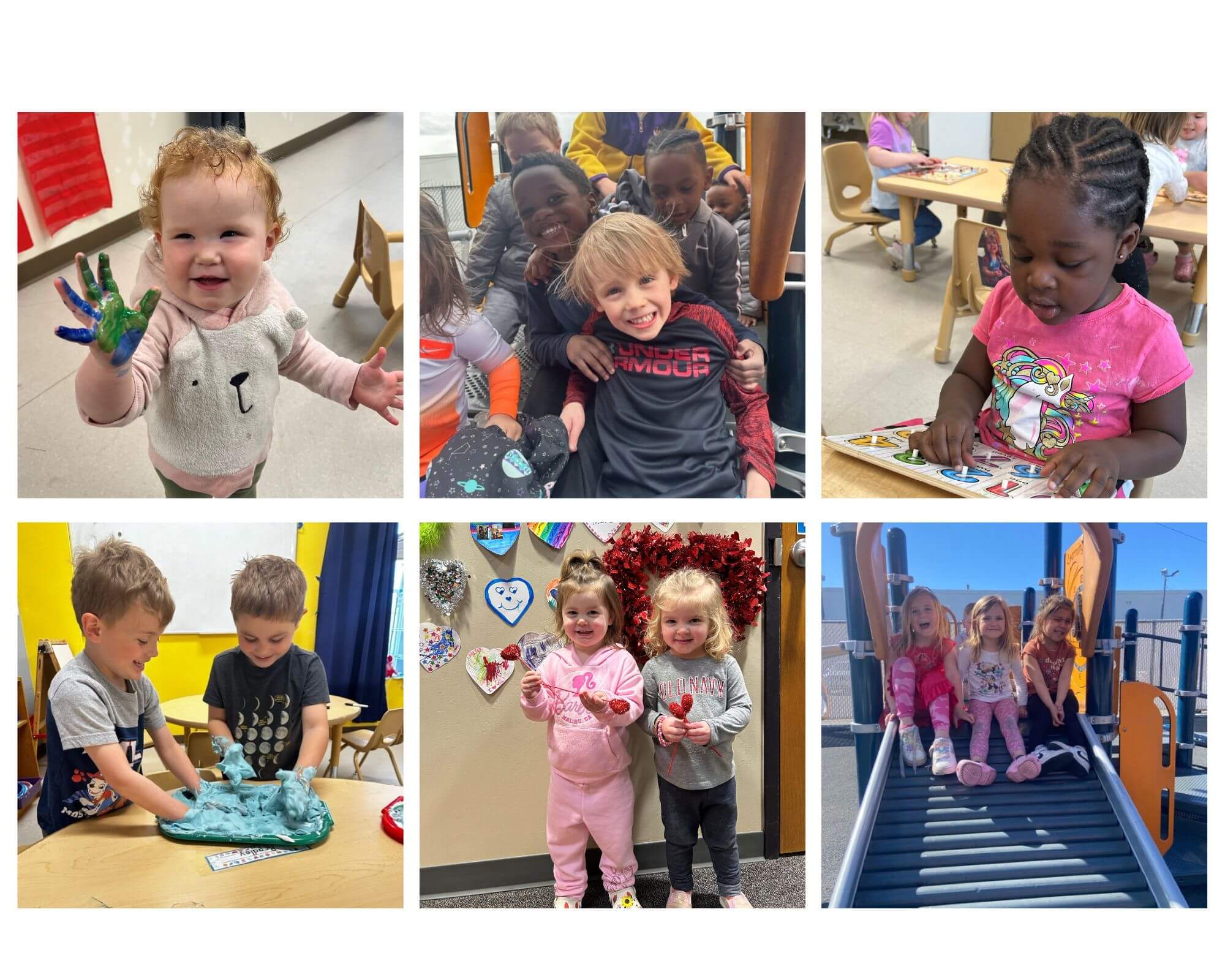 Blue and White Collage Summer Mood Photo Collage